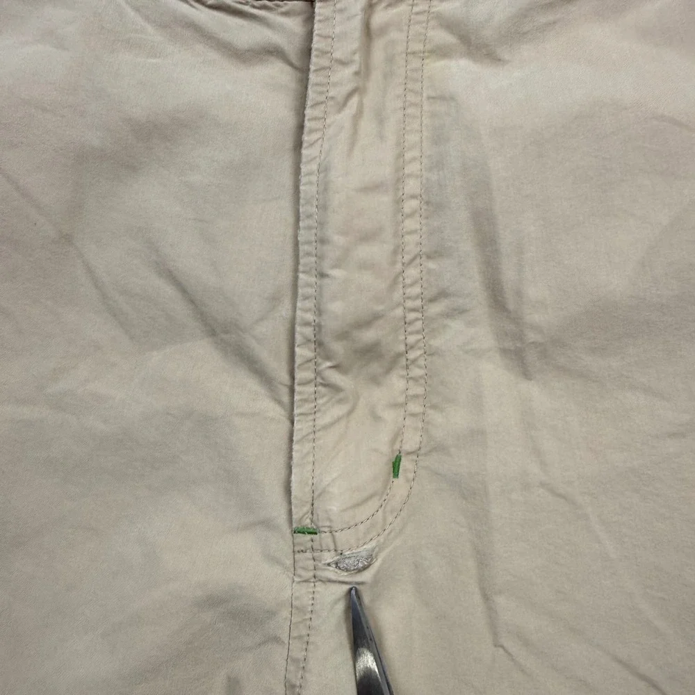 Ecko Unltd Y2K Skater Cargo Shorts Cotton Nylon Baggy Khaki 16